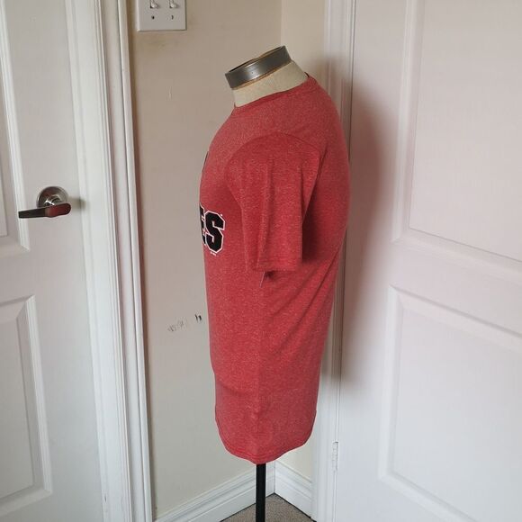 NHL Ladies Calgary Flames Logo  T-shirt Small Red - Picture 3 of 16